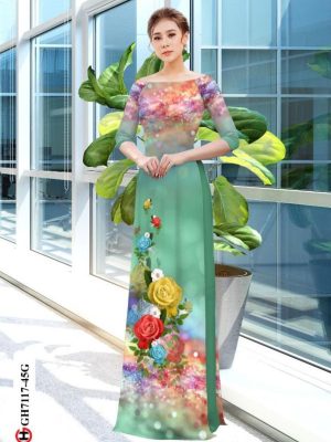 Vải áo dài hoa hồng kiểu mới AD GH7117 27 1597378540 23 Vai ao dai hoa hong kieu moi AD GH7117