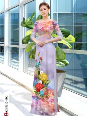 Vải áo dài hoa hồng kiểu mới AD GH7117 26 1597378540 87 Vai ao dai hoa hong kieu moi AD GH7117