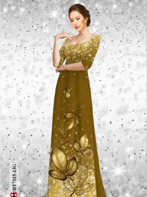 Vải áo dài in hình lá thiết kế 2020 AD HT7115 28 1597378802 165 Vai ao dai in hinh la thiet ke 2020 AD