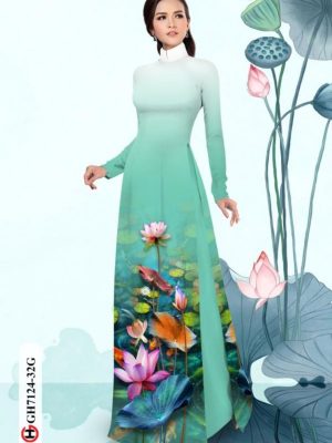 1597465149 939 Vai ao dai hoa sen thiet ke 2020 AD GH7124
