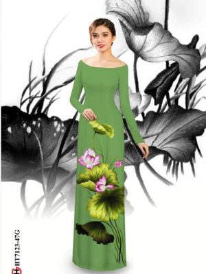 1597466074 908 Vai ao dai hoa sen thiet ke 2020 AD HT7123
