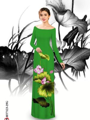 1597466075 380 Vai ao dai hoa sen thiet ke 2020 AD HT7123