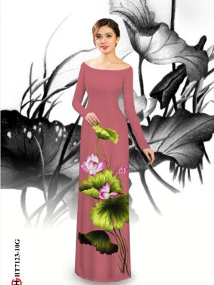 1597466075 472 Vai ao dai hoa sen thiet ke 2020 AD HT7123