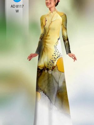 Vải áo dài hoa in 3D thiết kế 2020 AD 8117 31 1597742787 877 Vai ao dai hoa in 3D thiet ke 2020 AD