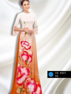 Vải áo dài hoa in 3D mới ra AD 9807 21 1597743015 26 Vai ao dai hoa in 3D moi ra AD 9807