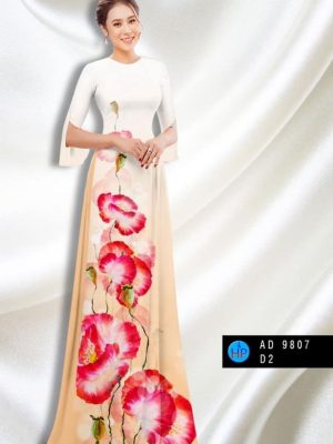 Vải áo dài hoa in 3D mới ra AD 9807 23 1597743016 111 Vai ao dai hoa in 3D moi ra AD 9807