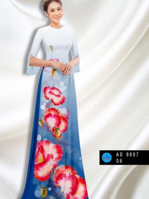 Vải áo dài hoa in 3D mới ra AD 9807 29 1597743017 161 Vai ao dai hoa in 3D moi ra AD 9807