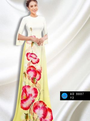 Vải áo dài hoa in 3D mới ra AD 9807 28 1597743017 40 Vai ao dai hoa in 3D moi ra AD 9807