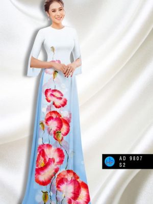 Vải áo dài hoa in 3D mới ra AD 9807 30 1597743017 563 Vai ao dai hoa in 3D moi ra AD 9807