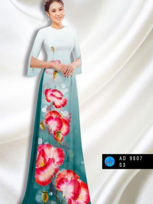 Vải áo dài hoa in 3D mới ra AD 9807 27 1597743017 892 Vai ao dai hoa in 3D moi ra AD 9807