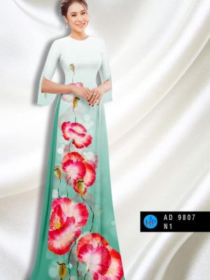 Vải áo dài hoa in 3D mới ra AD 9807 35 1597743018 174 Vai ao dai hoa in 3D moi ra AD 9807
