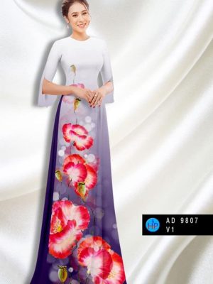 Vải áo dài hoa in 3D mới ra AD 9807 37 1597743019 288 Vai ao dai hoa in 3D moi ra AD 9807