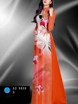 Vải áo dài hoa in 3D thiết kế 2020 AD 9808 20 1597744723 423 Vai ao dai hoa in 3D thiet ke 2020 AD