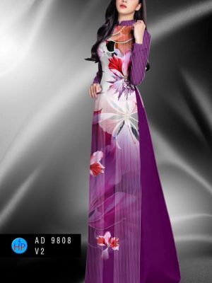 Vải áo dài hoa in 3D thiết kế 2020 AD 9808 22 1597744724 252 Vai ao dai hoa in 3D thiet ke 2020 AD