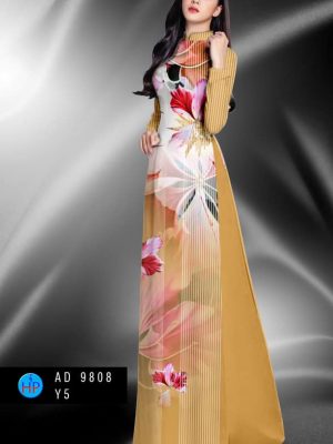 Vải áo dài hoa in 3D thiết kế 2020 AD 9808 25 1597744724 764 Vai ao dai hoa in 3D thiet ke 2020 AD