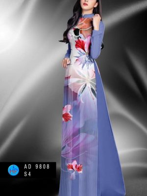 Vải áo dài hoa in 3D thiết kế 2020 AD 9808 33 1597744725 242 Vai ao dai hoa in 3D thiet ke 2020 AD
