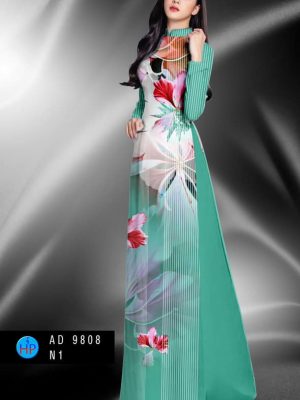 Vải áo dài hoa in 3D thiết kế 2020 AD 9808 31 1597744725 266 Vai ao dai hoa in 3D thiet ke 2020 AD