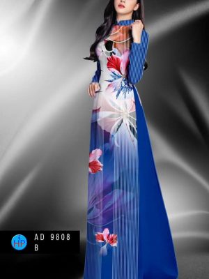Vải áo dài hoa in 3D thiết kế 2020 AD 9808 28 1597744725 549 Vai ao dai hoa in 3D thiet ke 2020 AD