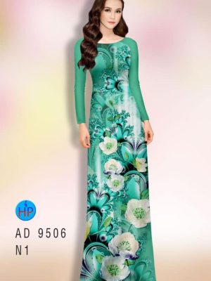 Vải áo dài hoa in 3d kiểu mới AD 9506 21 1597744931 735 Vai ao dai hoa in 3d kieu moi AD 9506