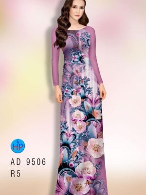 Vải áo dài hoa in 3d kiểu mới AD 9506 25 1597744932 256 Vai ao dai hoa in 3d kieu moi AD 9506