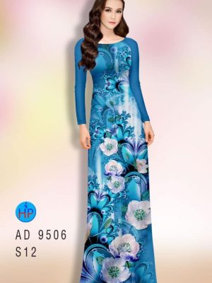 Vải áo dài hoa in 3d kiểu mới AD 9506 24 1597744932 662 Vai ao dai hoa in 3d kieu moi AD 9506