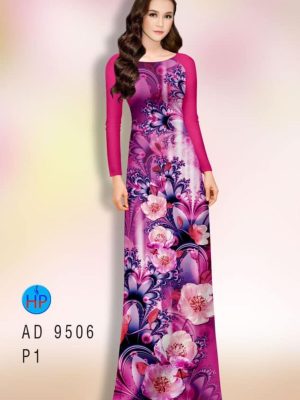Vải áo dài hoa in 3d kiểu mới AD 9506 26 1597744932 743 Vai ao dai hoa in 3d kieu moi AD 9506