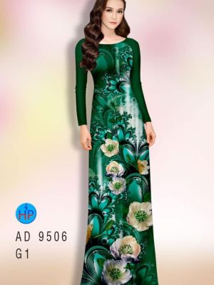 Vải áo dài hoa in 3d kiểu mới AD 9506 30 1597744932 759 Vai ao dai hoa in 3d kieu moi AD 9506