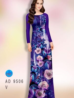Vải áo dài hoa in 3d kiểu mới AD 9506 32 1597744933 215 Vai ao dai hoa in 3d kieu moi AD 9506