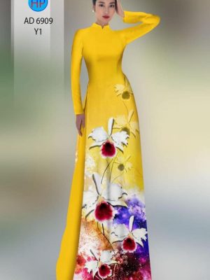 Vải áo dài hoa lan mới ra AD 6909 21 1597745467 476 Vai ao dai hoa lan moi ra AD 6909