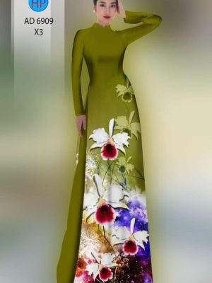 Vải áo dài hoa lan mới ra AD 6909 28 1597745468 606 Vai ao dai hoa lan moi ra AD 6909