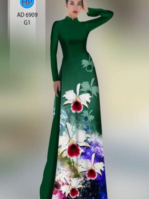 Vải áo dài hoa lan mới ra AD 6909 33 1597745469 575 Vai ao dai hoa lan moi ra AD 6909