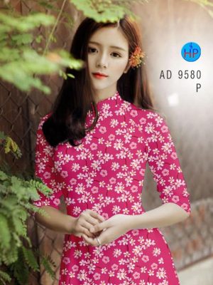 Vải áo dài hoa nhí mới ra AD 9580 24 1597745653 312 Vai ao dai hoa nhi moi ra AD 9580