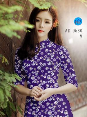 Vải áo dài hoa nhí mới ra AD 9580 32 1597745654 854 Vai ao dai hoa nhi moi ra AD 9580
