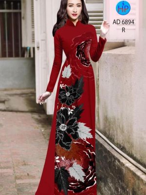 Vải áo dài hoa in 3D thiết kế 2020 AD 6894 21 1597745778 506 Vai ao dai hoa in 3D thiet ke 2020 AD