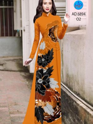 Vải áo dài hoa in 3D thiết kế 2020 AD 6894 26 1597745779 898 Vai ao dai hoa in 3D thiet ke 2020 AD