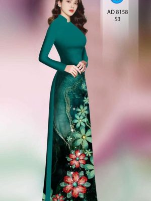 Vải áo dài hoa in 3D mới ra AD 8158 20 1597745907 619 Vai ao dai hoa in 3D moi ra AD 8158