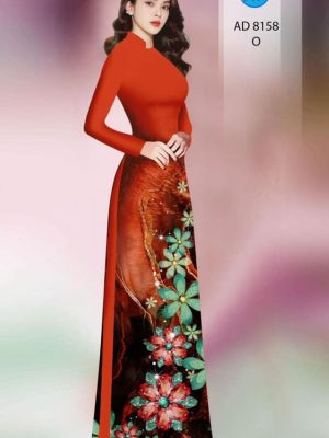 Vải áo dài hoa in 3D mới ra AD 8158 24 1597745908 152 Vai ao dai hoa in 3D moi ra AD 8158