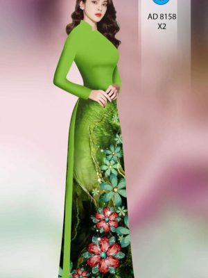Vải áo dài hoa in 3D mới ra AD 8158 23 1597745908 790 Vai ao dai hoa in 3D moi ra AD 8158
