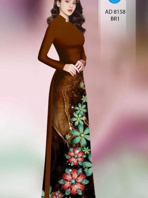 Vải áo dài hoa in 3D mới ra AD 8158 25 1597745908 819 Vai ao dai hoa in 3D moi ra AD 8158