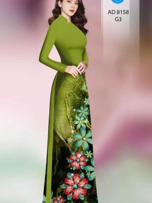Vải áo dài hoa in 3D mới ra AD 8158 29 1597745909 607 Vai ao dai hoa in 3D moi ra AD 8158