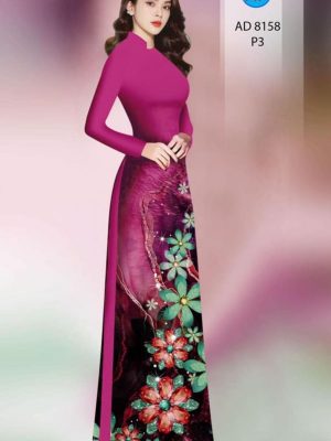 Vải áo dài hoa in 3D mới ra AD 8158 27 1597745909 866 Vai ao dai hoa in 3D moi ra AD 8158