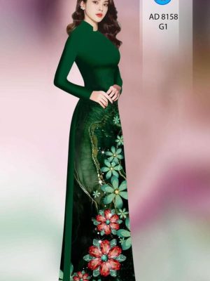 Vải áo dài hoa in 3D mới ra AD 8158 31 1597745910 735 Vai ao dai hoa in 3D moi ra AD 8158