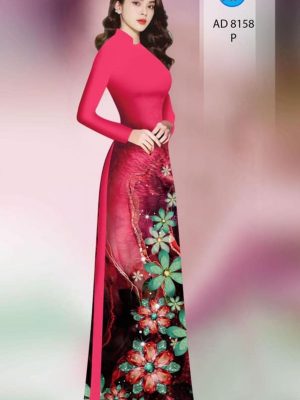 Vải áo dài hoa in 3D mới ra AD 8158 32 1597745910 952 Vai ao dai hoa in 3D moi ra AD 8158