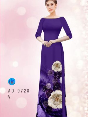 Vải áo dài hoa in 3D thiết kế 2020 AD 9728 25 1597828046 476 Vai ao dai hoa in 3D thiet ke 2020 AD