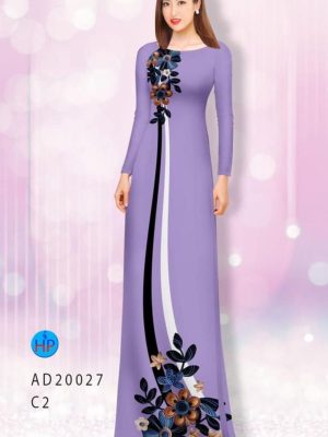Vải áo dài hoa in 3D kiểu mới AD 20027 33 1597828285 575 Vai ao dai hoa in 3D kieu moi AD 20027