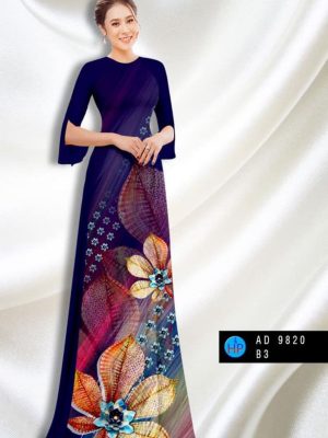 Vải áo dài hoa in 3D mới ra AD 9820 21 1597997741 618 Vai ao dai hoa in 3D moi ra AD 9820