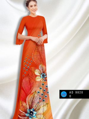 Vải áo dài hoa in 3D mới ra AD 9820 23 1597997742 567 Vai ao dai hoa in 3D moi ra AD 9820