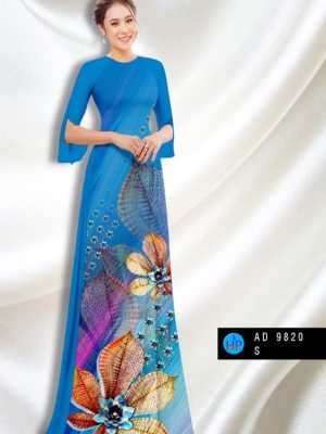 Vải áo dài hoa in 3D mới ra AD 9820 26 1597997742 704 Vai ao dai hoa in 3D moi ra AD 9820
