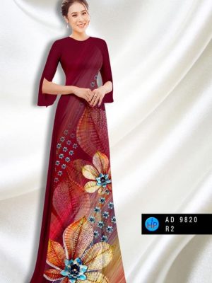 Vải áo dài hoa in 3D mới ra AD 9820 30 1597997743 225 Vai ao dai hoa in 3D moi ra AD 9820