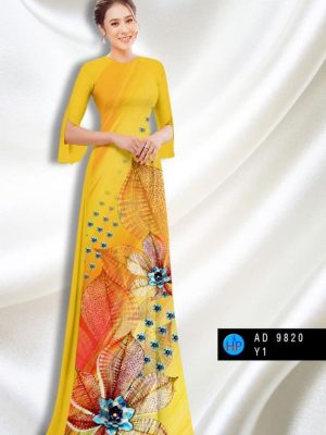 Vải áo dài hoa in 3D mới ra AD 9820 28 1597997743 644 Vai ao dai hoa in 3D moi ra AD 9820